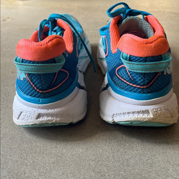 Hoka Clifton 3 Women’s Blue and Orange Sneakers sz 8.5 - Picture 8 of 8